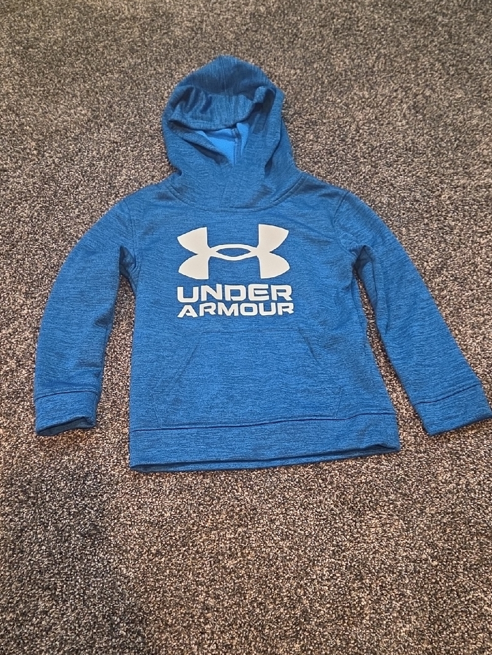 Under Armour Boys' Blue Logo Hoodie